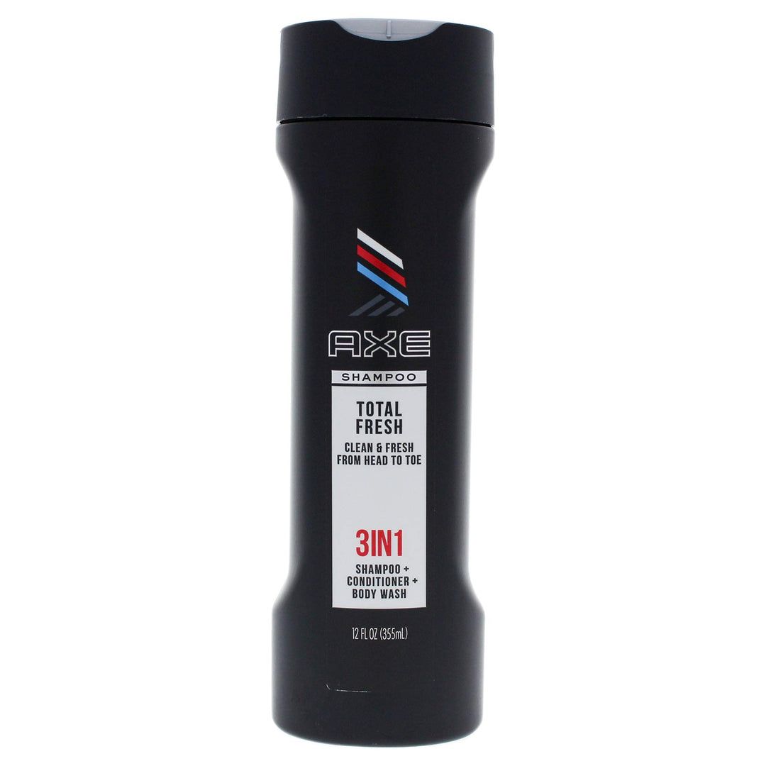 Axe 3 in 1 Shampoo Plus Conditioner Plus Bodywash Total Fresh, 12 Ounce