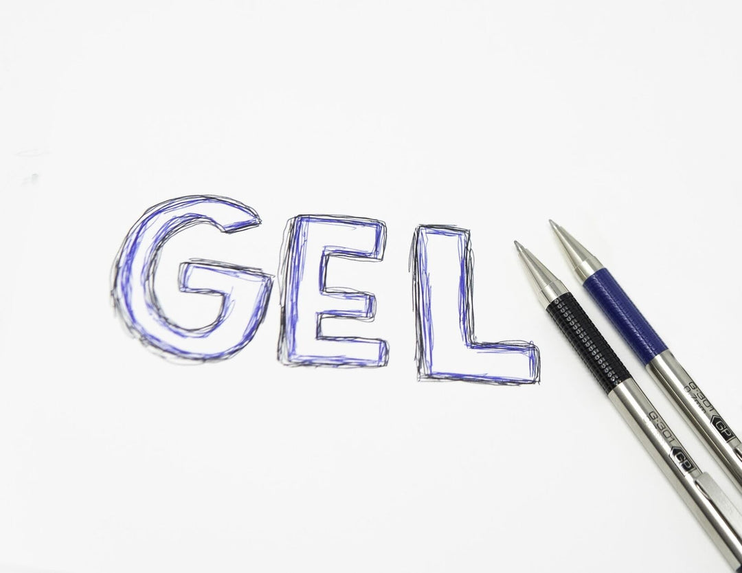 G-301 Stainless Steel Retractable Gel Pen, Medium Point, 0.7mm, Blue Ink, 2-Count, 2 Pack (41322)