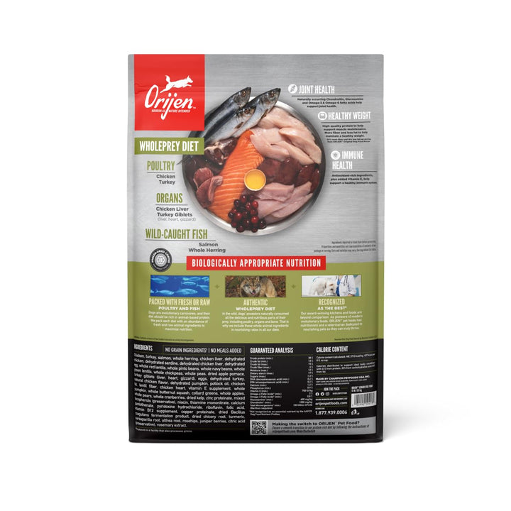 Senior Dry Dog Food, Grain Free Dry Dog Food for Senior Dogs, Fresh or Raw Ingredients, 13lb