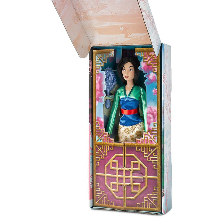 Store Official Princess Classic Doll (Mulan), 11 Inches, Includes Brush with Molded Details, Fully Posable Toy in Classic Outfit Princess Toys for Girls