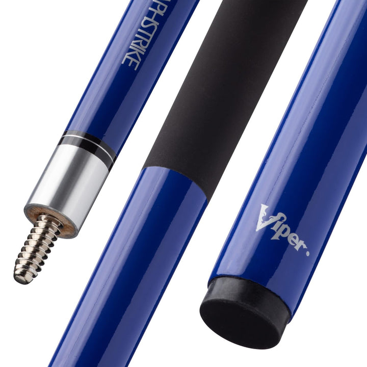 Graphstrike 58 2-Piece Fiberglass Graphite Composite Billiard/Pool Cue, Blue