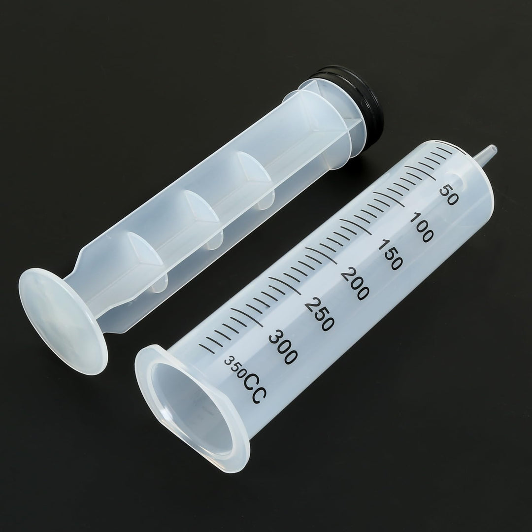 300ml Syringe, Extra Large Plastic Syringes for Glue Dispensing, Scientific Labs, Watering, Refilling, Multiple Uses