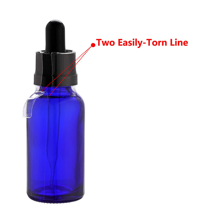 200Pcs PVC Heat Shrink Wrap Film for Glass Bottles 30ml, Clear Heat Shrink Wrap/Shrink Wrap Bottle