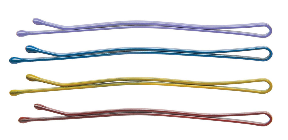 2.5 Jumbo Bob Pins, Assorted Colors, 40/card