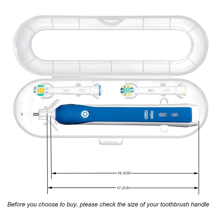 Portable Replacement Plastic Electric Toothbrush Travel Case for Oral-B Pro Series
