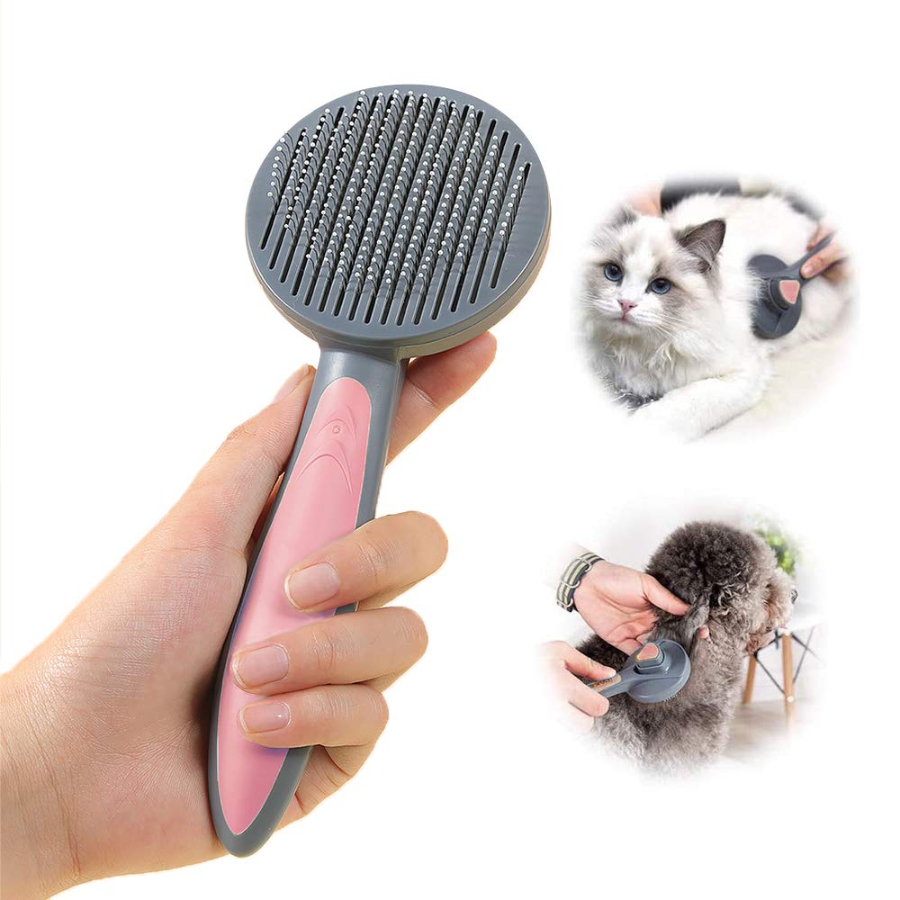 Cat Dog Self Cleaning Brush,Cat Grooming Brush