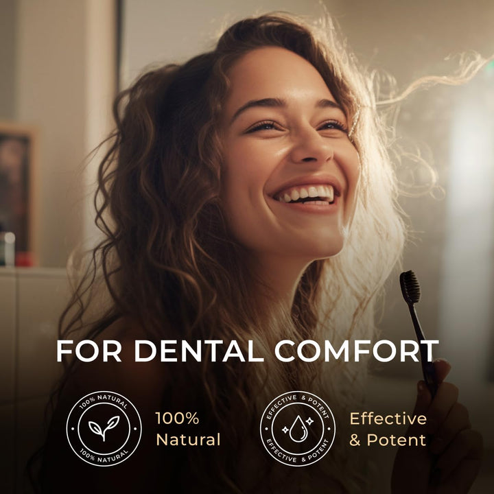 Clove Oil for Oral Care - 100% Natural Clove Essential Oil for Oral Care - Clove Oil for Teeth Gums Hair Skin & Candle Making - Earthy Spicy Scent (0.34 Fl Oz)