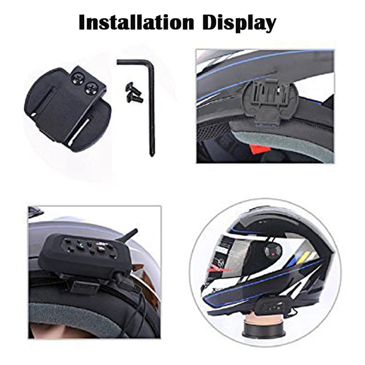 Motorcycle Intercom Accessories for V6/V4,Microphone Headphone Clip for Motorcycle BT Bluetooth Intercom