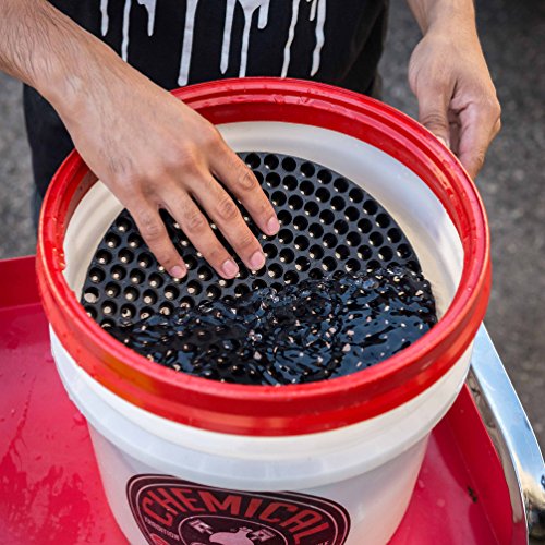 DIRTTRAP01 Cyclone Dirt Trap Car Wash Bucket Insert Car Wash Filter Removes Dirt and Debris While You Wash (Black) 12 Diameter Great For Washing Cars, Trucks, SUVs, RVs & More