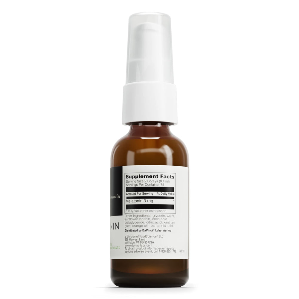Labs Liposomal Melatonin Spray - Sleep Support Supplement - Bedtime Spray with 3mg Melatonin Per Serving, Fast-Acting Formula, Promotes Restful Sleep* - 30 mL