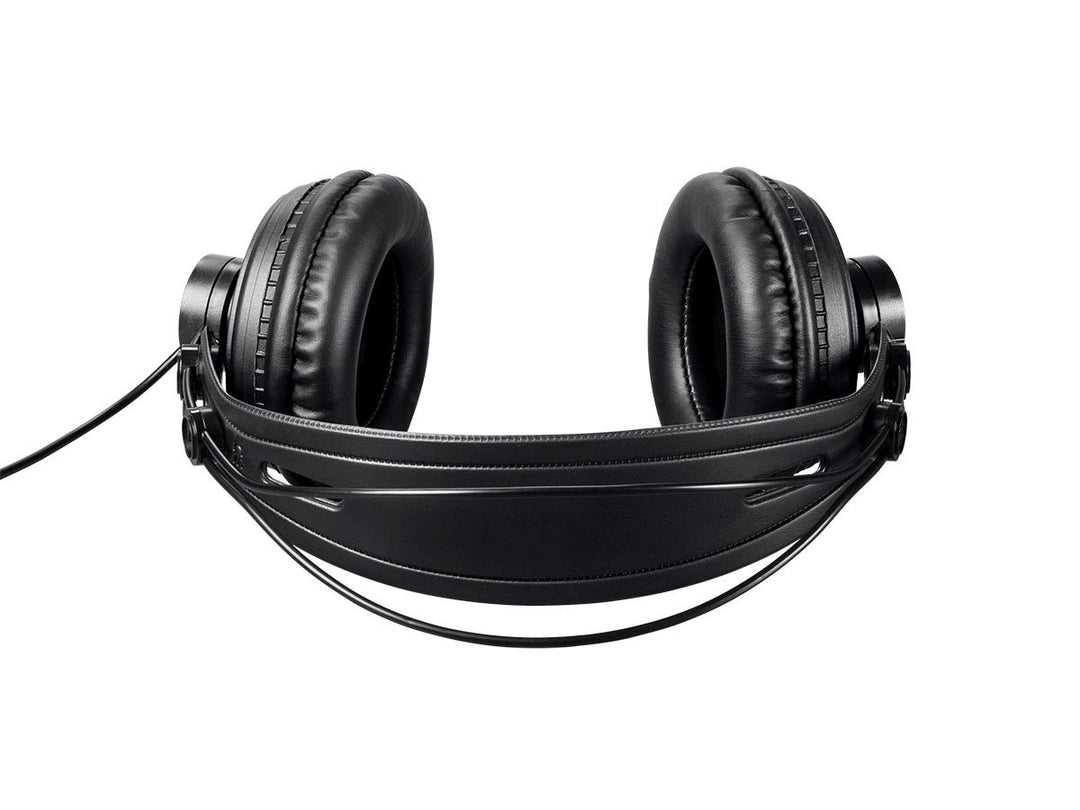 - 116150 Modern Retro Over Ear Headphones with Ultra-Comfortable Ear Pads Perfect for Mobile Devices, HiFi, and Audio/Video Production Black