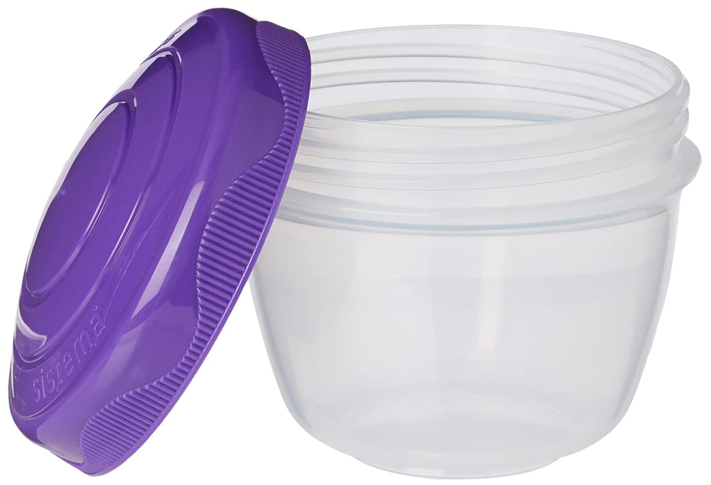 To Go Collection Yogurt Food Storage Containers, Pack of 2