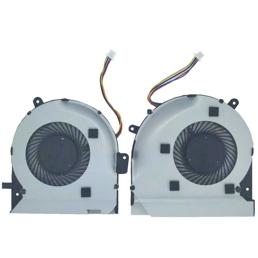 Replacement New Laptop CPU + GPU Cooling Fan for Asus ROG Strix GL502V S5VM FX60V ZX60VM FX502VM FX60VM Series EF75070S1-C530-S9A EF75070S1-C481-S9A 13N1-0SP0101 13N1-0SP0201 DC5V Fan