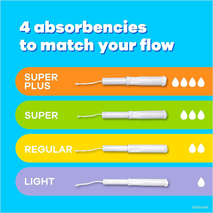 Tampons Regular Absorbency - 10 ct, Pack of 2