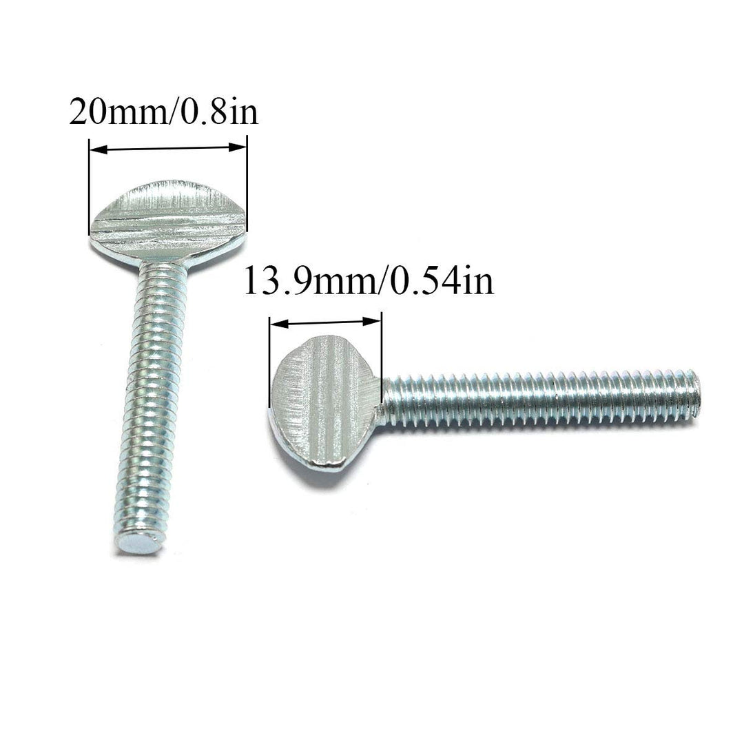 5pcs Thumb Screws 1/4-20x1-1/2 Racket Screws for Communication and Electronic Equipment