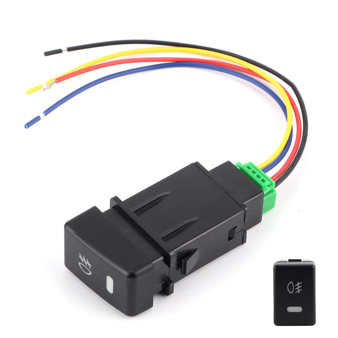 Car Front Fog Light Switch Button Car Front Fog Light Switch Button with Connecting Wire Fit for Isuzu MUX/D,car Switch