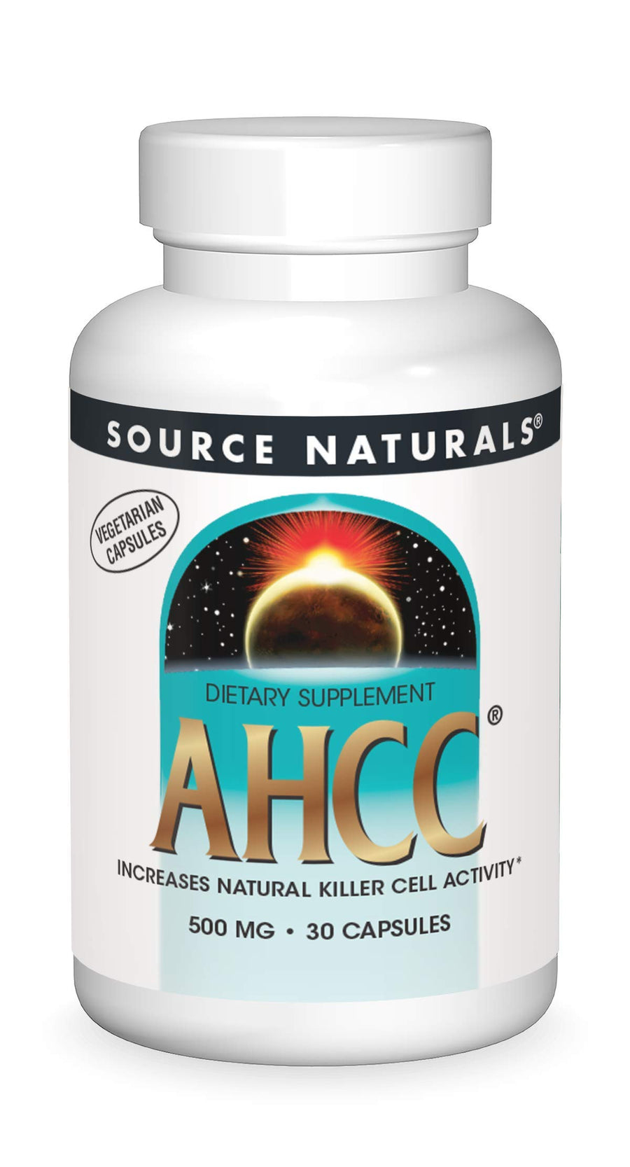 AHCC 500mg, 30 Vegetarian Capsules