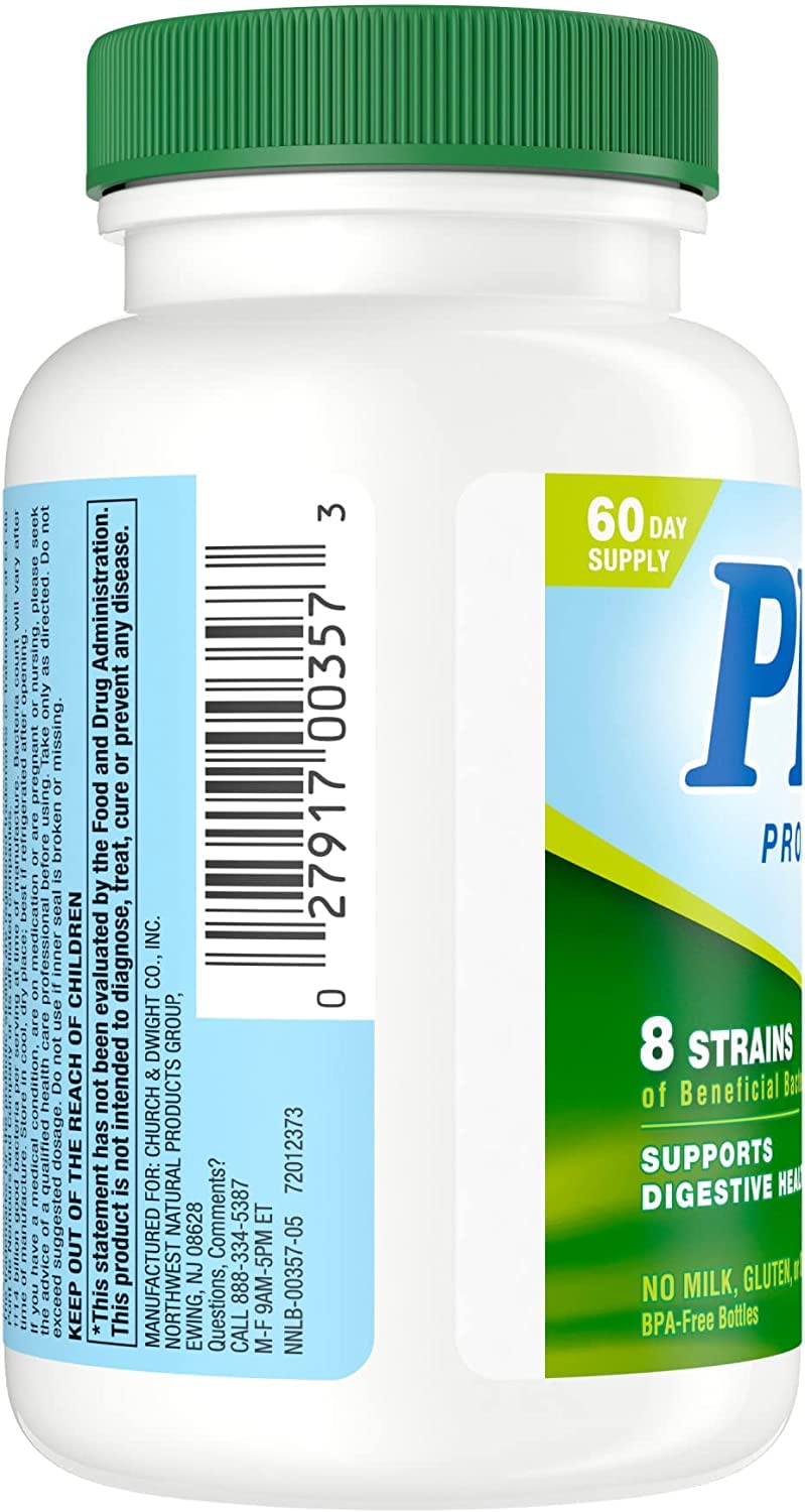 PB8 Pro-Biotic Vegetarian Acidophilus - Pack of 3 - 120 Capsules Each