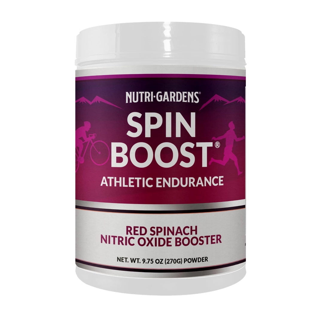 Spin Boost Nitric Oxide Red Spinach Nitrate Pre-Workout Powder Concentrated Super Juice Powder with Beets for Athletic Endurance