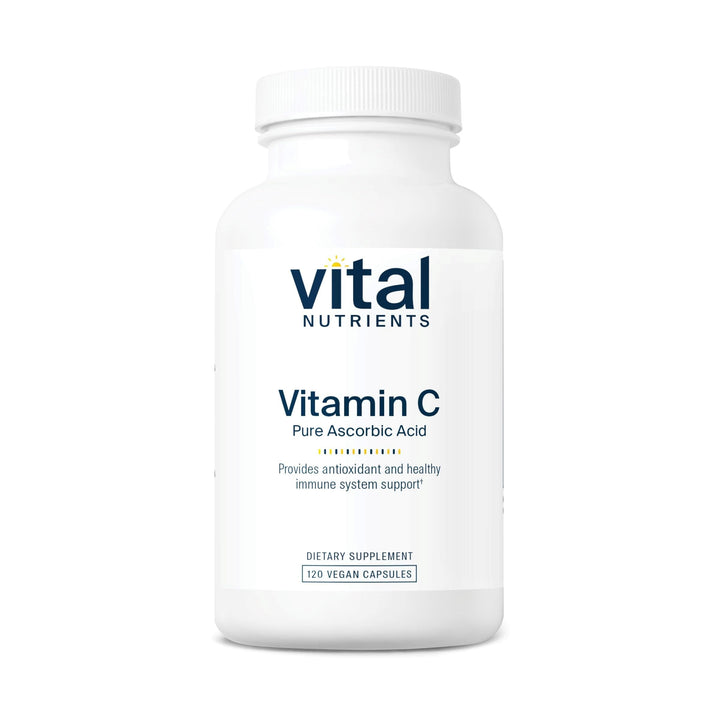 Vitamin C 1000mg (100% Pure Ascorbic Acid) | Vegan Antioxidant Supplement for Immune Support and Iron Absorption* | Gluten, Dairy and Soy Free | Non-GMO | 120 Capsules