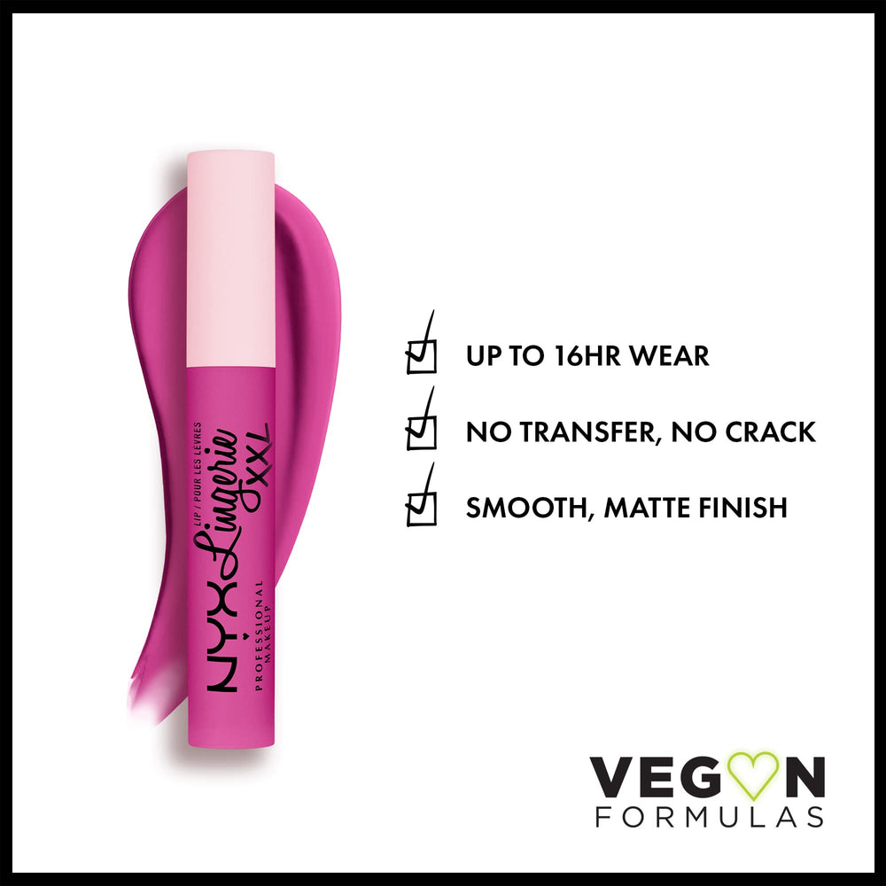 PROFESSIONAL MAKEUP Lip Lingerie XXL Matte Liquid Lipstick - Knockout (Bubblegum Pink)