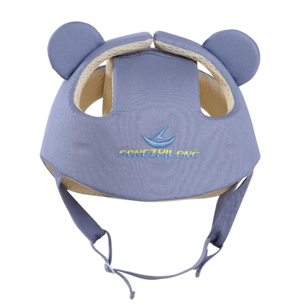 Baby Infant Toddler Helmet Safety Headguard Head Protective Cushion Children Adjustable Safety Helmet Hat Harnesses Cap Kid Child Crawl Walk Playing (Grey)