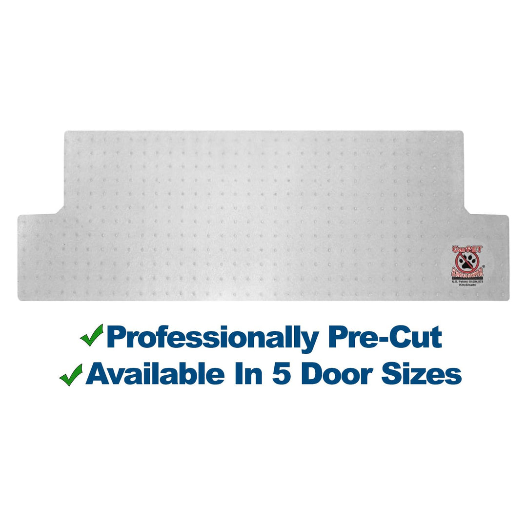 Carpet Scratch Stopper-Stop Cats from Scratching Carpets at Doorways Instantly-PRECUT to Fit Your Door-Requires No Cutting or Modification-5 Year Warranty-Patented