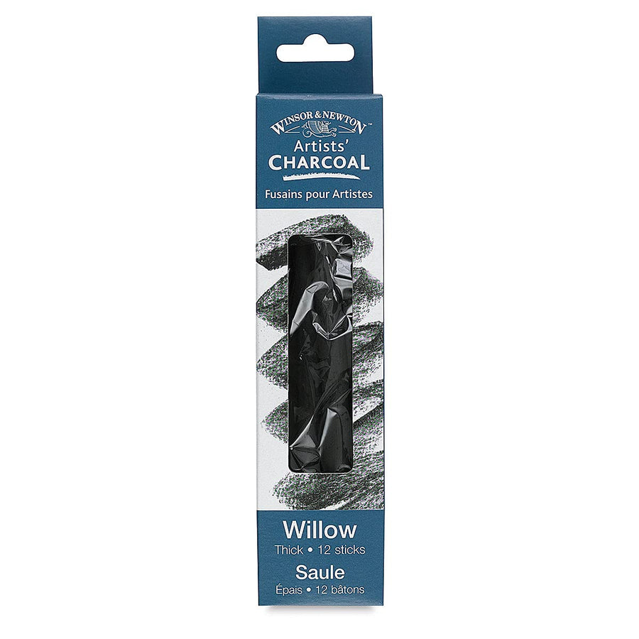 Artists' Willow Charcoal, Thick, Box of 12