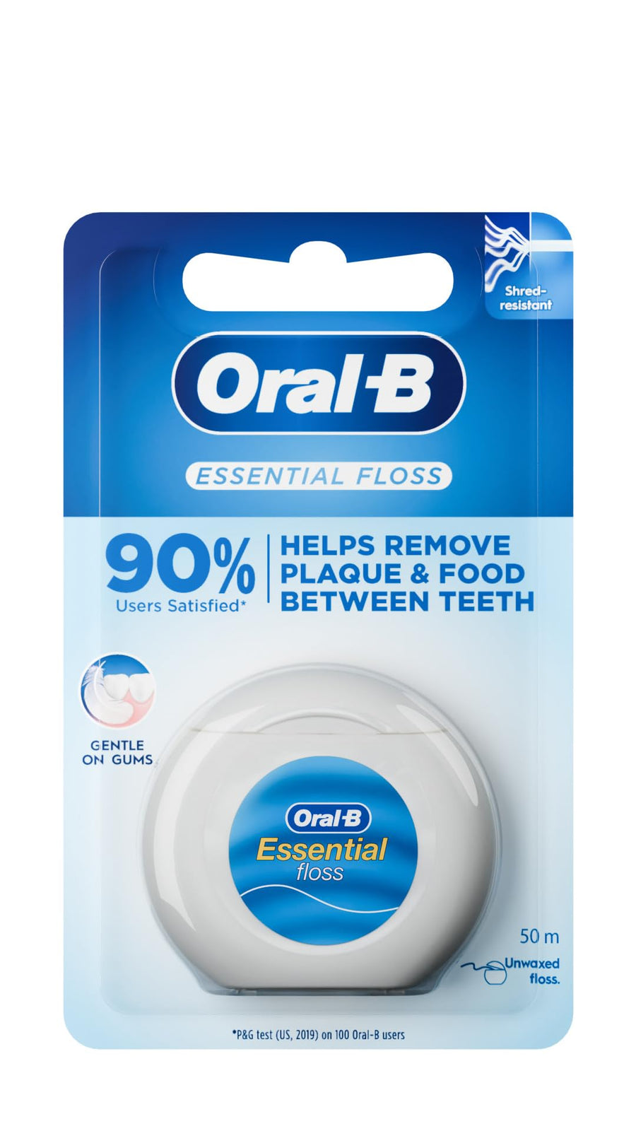 005012 Unwaxed Dental Floss, 50 M