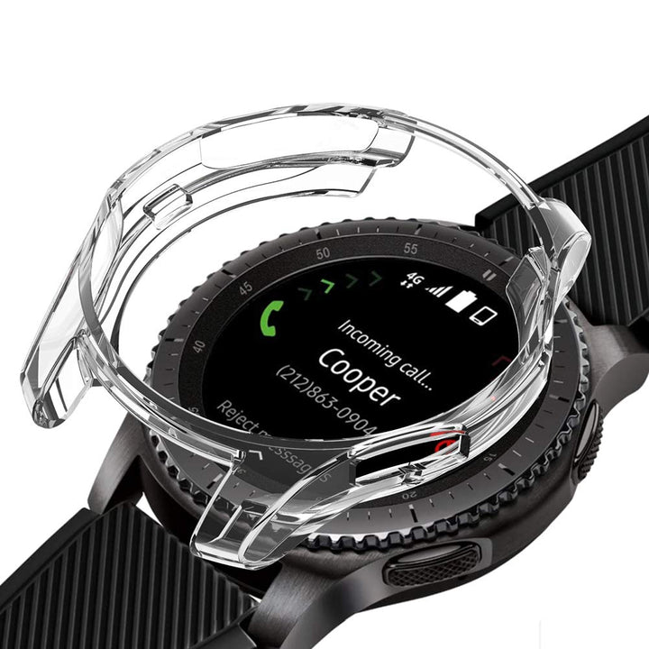 TPU Slim Case for Samsung Galaxy Watch 46mm, Shock-Proof and Protective Bumper Shell