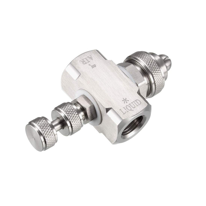 Air Atomizing Nozzle, 1/4BSPT Misting Low Pressure Flat Fan Spray Tip Nozzles