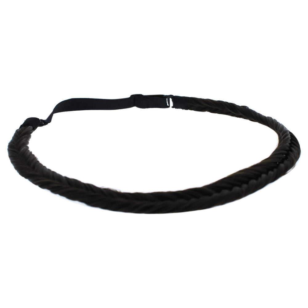 Hairdo Pop Fishtail Braid Headband - R6 Dark Chocolate for Women - 1 Pc Hair Headband