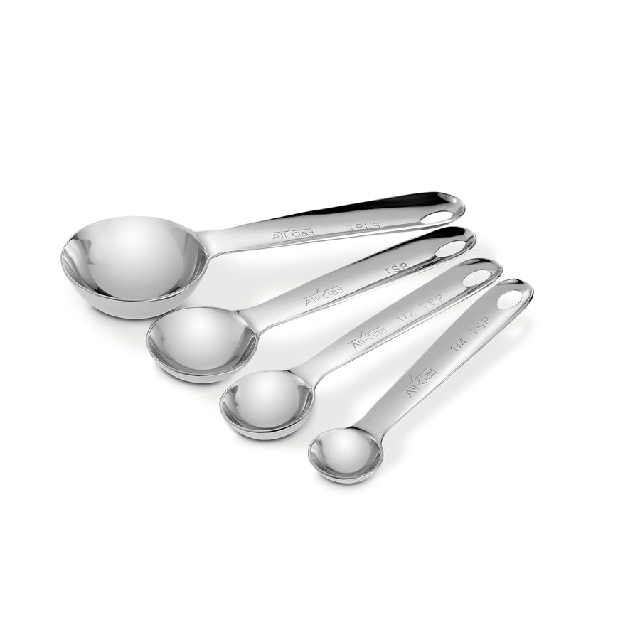 59918 Stainless Steel Measuring Spoons Cookware Set, 4-Piece, Silver