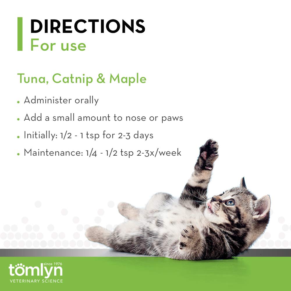 Tomlyn Laxatone Catnip-Flavored Hairball Remedy Gel for Cats, 4.25oz