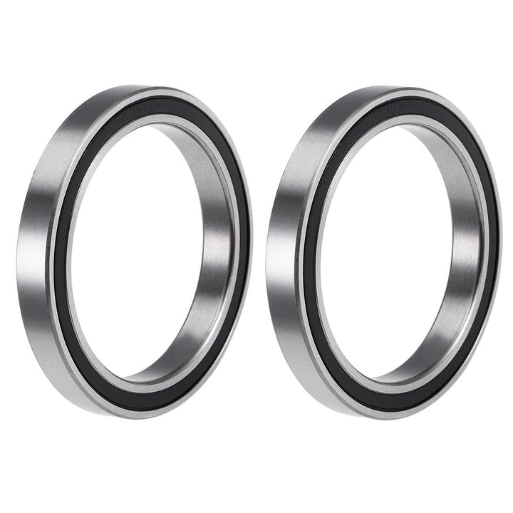 6812-2RS Deep Groove Ball Bearings Z2 60mm x 78mm x 10mm Double Sealed Chrome Steel 2pcs