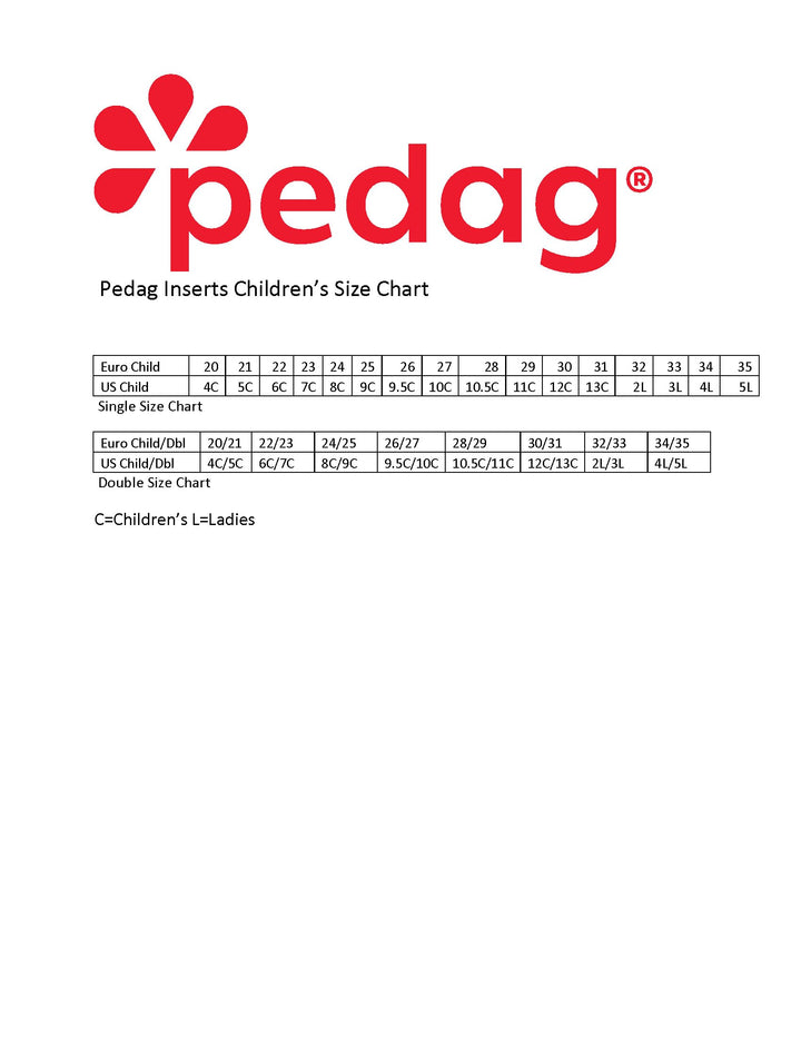 Pedag Kid's Soft Foam Insole, Little Kid Ch 12/13-EU 30/31, 3 Count