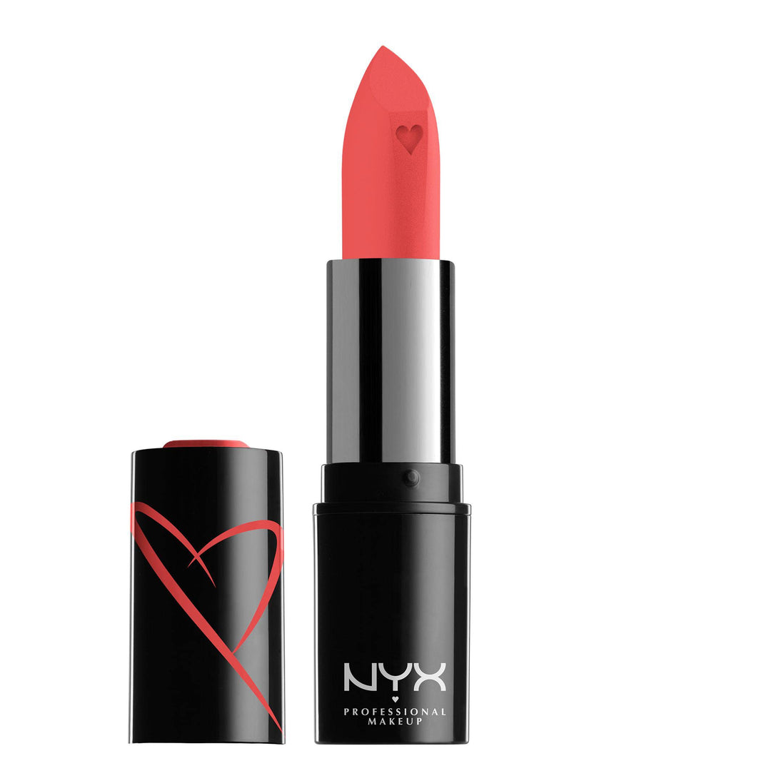 PROFESSIONAL MAKEUP Shout Loud Satin Lipstick, Infused With Shea Butter - Day Club (Vibrant Coral)