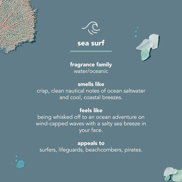 Sea and Surf Mens Body Wash, 3.4 Ounce