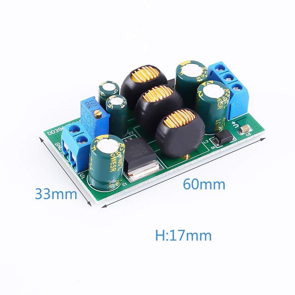Boost Buck Voltage Converter, DC-DC 5V-24V to +/-3V-30V Step UP Down Power Supply Module Adjustable 20W Positive Negative Dual Output Voltage Charging Converter for Amplifier