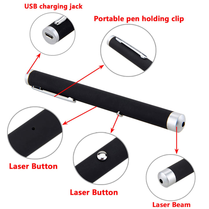 Presenter, Remote Presentation Controller, USB Charging PPT Presenter, Suitable for Training Presentations, Sand Table Presentations, and Sales Guidance