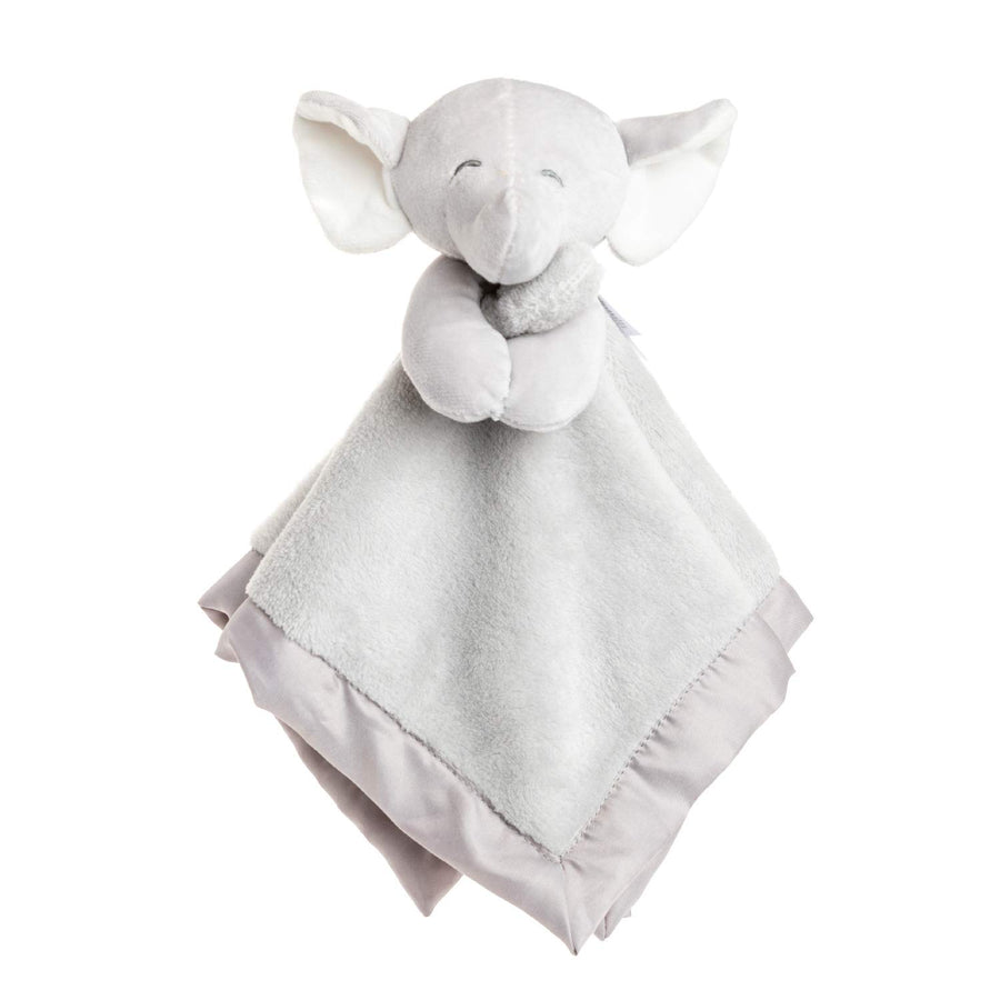 Carter's Elephant Plush Stuffed Animal Snuggler Lovey Security Blanket - Gray