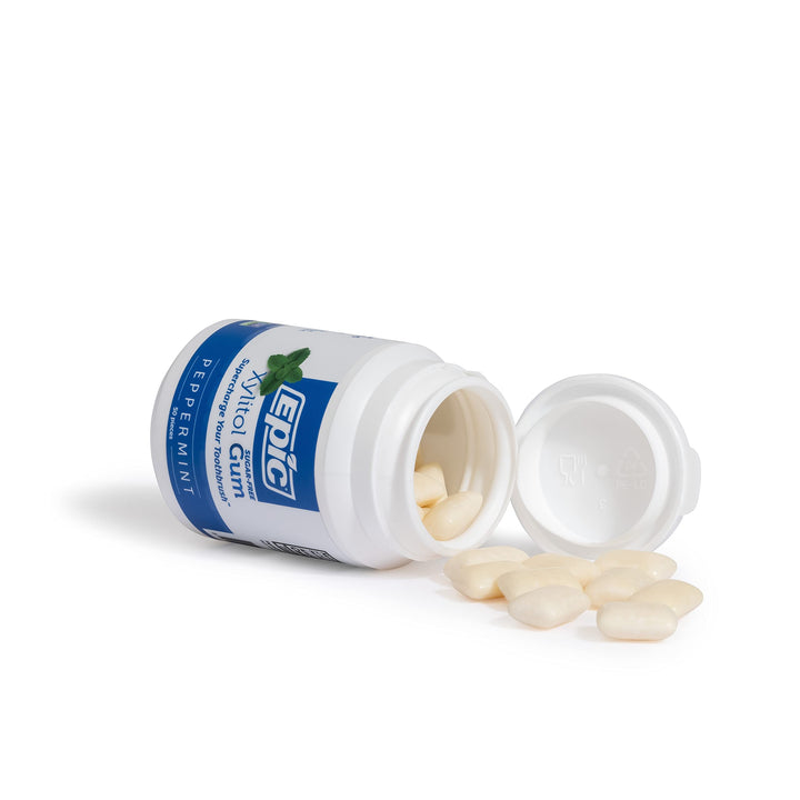 Xylitol Sweetened Peppermint Gum 50 Ct