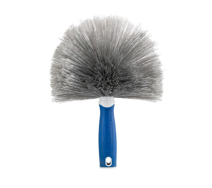 Unger Cobweb & Corner Duster – Dusters for Cleaning, Compatible with Telescopic Poles, Dusting Tools, Great for Ceilings, Moldings, HVAC & Floor Vents, and Corners