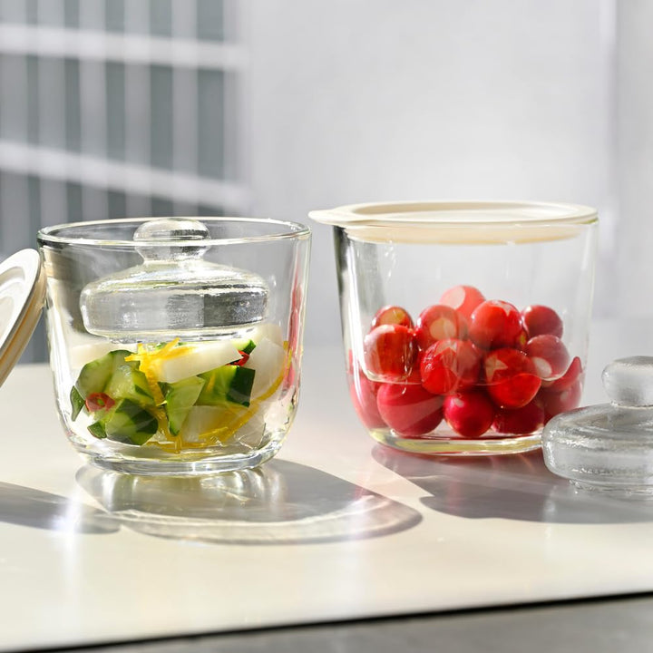 Glass Salting Bowl, 500ml, White