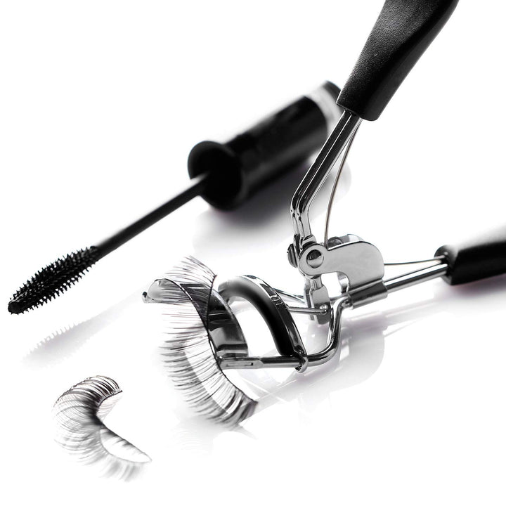 24 Pieces Curler Refills Eyelash Curler Refill Pads Silicone Rubber Black Curler Replacement Refills Pads for Universal Eyelash Curler with a Clear Storage Box