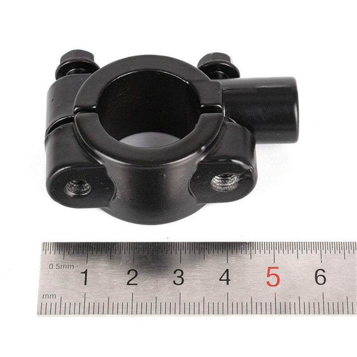 2pcs Motorcycle Handlebar Mirror Mount Mirrors Holder Clamp for 7/8 inch Handle Bar Sports Bike Kawasaki Honda Yamaha (10mm)
