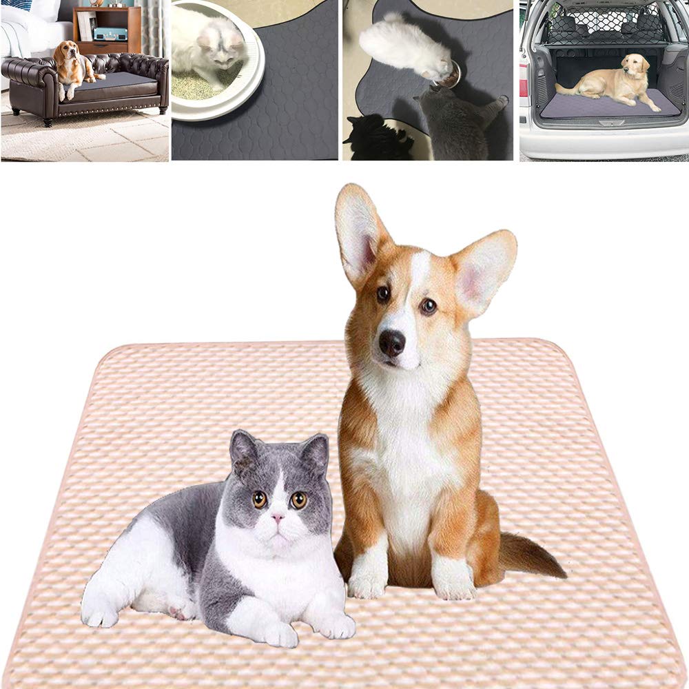 Baby Waterproof Bed Pad Bed Wetting Pads Washable for Kids Toddler Potty Training Pads Baby Wateproof Pad Mat for Pack n Play/Crib/Mini Crib Reusable Incontinence Underpads for Pets 40''x28''