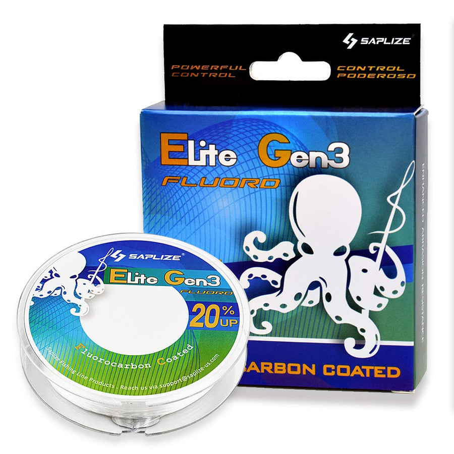 Fluorocarbon Coated Fishing Line, 8LB, 0.24mm, 300Yards
