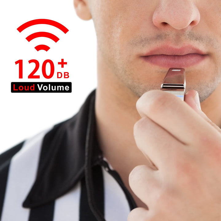 Whistle with Lanyard - Coaches Referees Officials Whistles Loud Sound Whistle for Emergency Sports Safety