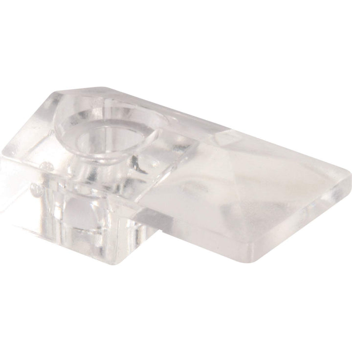 Prime-Line U 9278 Mirror Clip, Clear Acrylic, Fits 1/4 In. Thick Glass Mirrors (6 Pack)